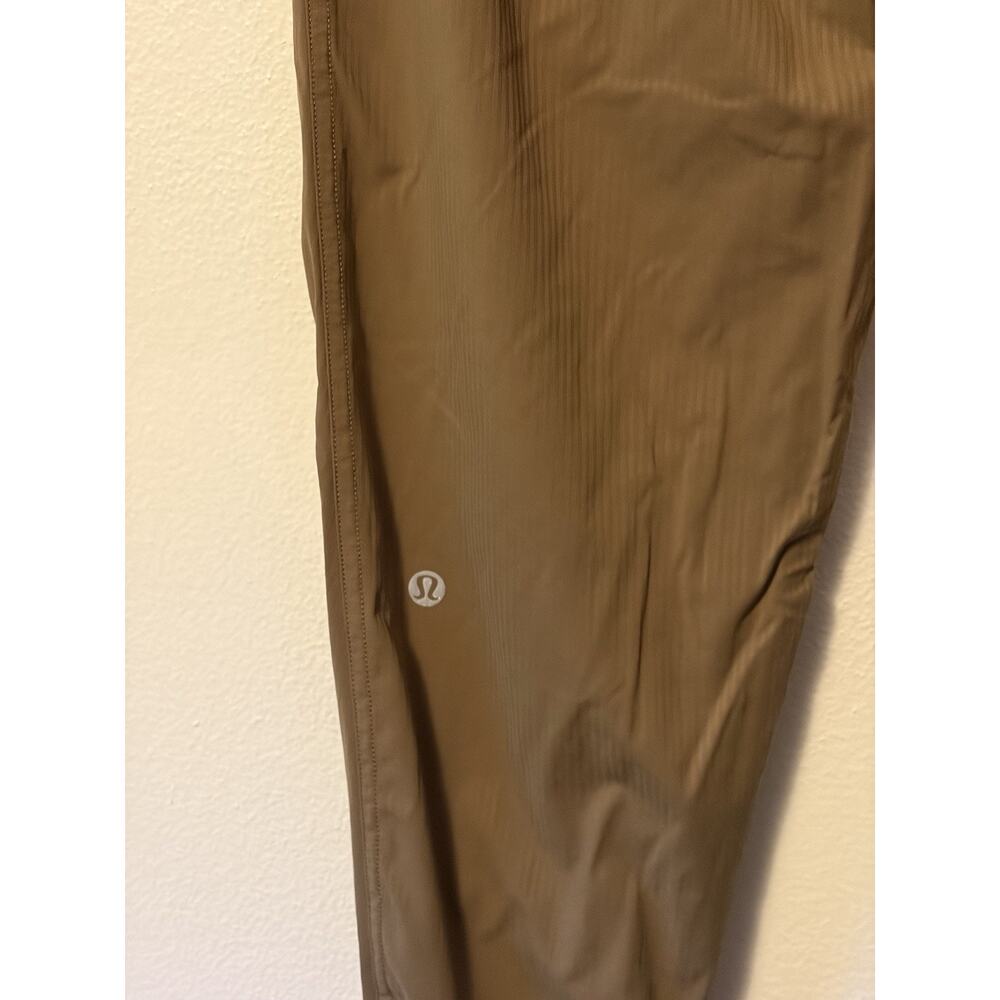 Lululemon Dance Studio Joggers Size 8 Tan Brown Full Length Mid Rise Pant Pocket - Picture 5 of 12